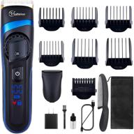 💇 hatteker men's hair trimmer clipper - body hair groomer, electric beard trimmer, hair cutting grooming kit - cordless, waterproof, usb rechargeable, back shavers logo