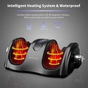 img 1 attached to 👣 Shiatsu Foot Massager Machine with Heat Therapy for Increased Blood Flow Circulation and Deep Tissue Massage