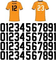 pieces transfers numbers t shirt transfer logo