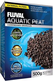 img 4 attached to 🐟 Fluval Aquatic Peat Granules - Chemical Filter Media for Freshwater Aquariums & Water Softening - 17.6 oz. pack (A1465)