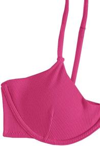 img 1 attached to SheIn Womens Sleeveless Underwire Swimsuit Women's Clothing in Swimsuits & Cover Ups