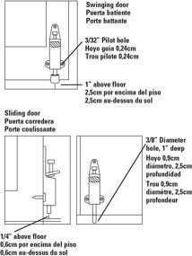 img 1 attached to 🚪 Brass Door Stop/Lock - National Hardware N183-632 V811