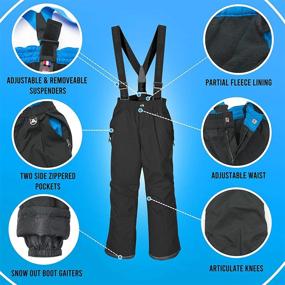 img 2 attached to 👖 Gerry Performance Pants: Boys' Clothing with Removable Suspenders for Enhanced Style and Function