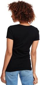 img 1 attached to 👚 Black Next Level Women's Ideal V-Neck Tee (N1540)