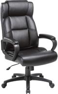 🪑 lorell soho high-back leather executive chair in black logo