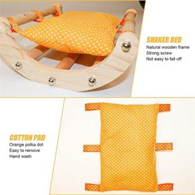 img 2 attached to Multi-Functional Roundler Hamster Guinea Pig Hammock: Elevated Sofa Shaker Toy and Cozy Lounge for Hedgehog Bird Chinchilla with Removable Cage Nest, Washable Blanket, and Disposable Diaper Cleaning Pad