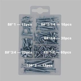 img 3 attached to 🔩 Efficient Fastening Solutions with T K Excellent Phillips Flat Screws Pieces