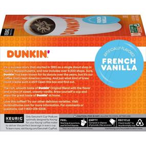 img 2 attached to ☕ Dunkin' French Vanilla Flavored Coffee, 60 K-Cup Pods: Convenient Keurig Coffee Pods for an indulgent and aromatic brewing experience