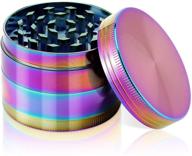 grinder pieces alloy grinder rainbow logo