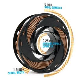 img 1 attached to 🖨️ Gizmo Dorks 1.75mm Printer Filament: Additive Manufacturing Supplies for 3D Printing