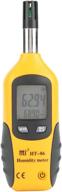 🌡️ ht-86 digital humidity thermometer: handheld bulb/dew point temperature meter lcd display for indoor & outdoor monitoring логотип