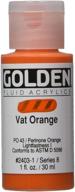 акриловая краска golden fluid acrylic paint ounce vat логотип