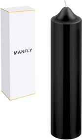 img 4 attached to Enhanced MANFLY Low Temperature Candles: Low 🕯️ Heat Wax for Couples, Weddings, Home Decoration - Black