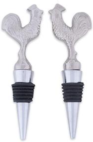 img 4 attached to DII Rooster Wine Beverage Stopper - Perfect for Christmas, Holidays, Parties, Weddings & Everyday Use!