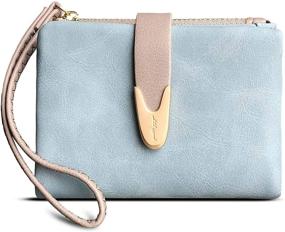 img 4 attached to 👜 Pofee Womens Bifold Wristlet Wallet - Stylish Women's Handbags & Wallets for Versatile Use