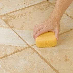 img 3 attached to 🧽 QEP 70005Q-3VP XL Grouting Super Sponge: 3-Pack for Effective Cleaning, Yellow