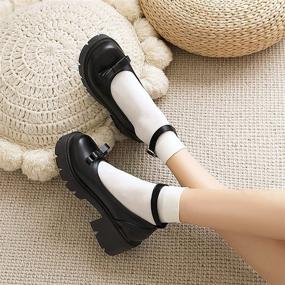 img 2 attached to 👠 Vintage Platform Harajuku Women's Shoes and Pumps | CYNLLIO – Stylish Footwear for Women