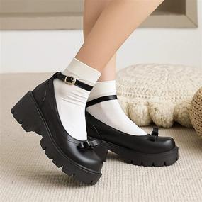 img 1 attached to 👠 Vintage Platform Harajuku Women's Shoes and Pumps | CYNLLIO – Stylish Footwear for Women