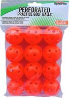 🟠 pridesports pawb5612 orange practice balls - enhanced perforation for improved performance logo