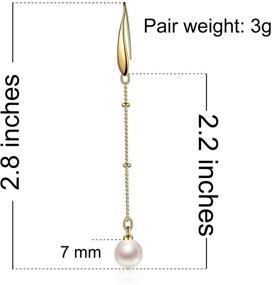 img 3 attached to Cowlyn Earring Hypoallergenic Earrings Valentine