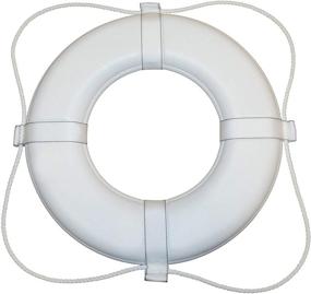 img 2 attached to 🔵 Taylor Made 360 20-Inch Marine Life Ring: Durable Polyurethane Foam with Grab Lines - White