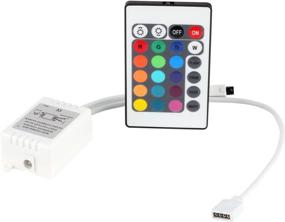 img 4 attached to 💡 Enhance Your Lighting Experience: EPBOWPTDC 12V 24-Key LED Strip IR Remote Controller for 3528 5050 SMD RGB LED Strip Lights