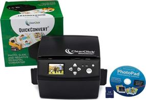 img 1 attached to 📸 ClearClick 20 MP QuickConvert Photo, Slide, and 35mm Negatives to Digital Converter: Includes PhotoPad Software & 8 GB Memory Card