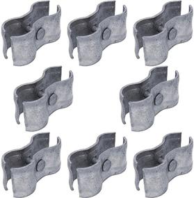 img 4 attached to 🐾 8 Sets of Saddle Clamps for 1-5/8" Chain Link Fence Panels: Ideal for Kennels, Dog Runs, or Temporary Fencing