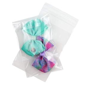 img 4 attached to 🛍️ Versatile and Convenient: Resealable Clear Poly Bags 4X6