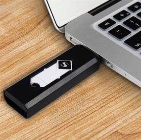 img 2 attached to Аккумуляторная беспламенная зажигалка Krediz USB