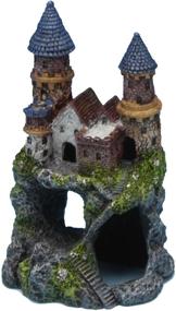 img 1 attached to 🏰 Enchanted Castles Aquarium Decoration by Penn Plax: Enhance your Aquarium with Majestic Magic