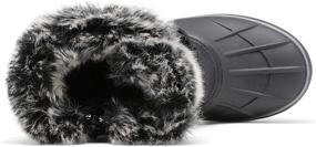 img 1 attached to 👢 DREAM PAIRS Boys' Shoes - Fur Lined Insulated Waterproof Boots: Top-rated Winter Footwear