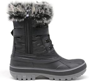 img 2 attached to 👢 DREAM PAIRS Boys' Shoes - Fur Lined Insulated Waterproof Boots: Top-rated Winter Footwear