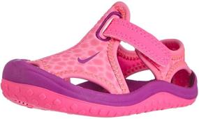 img 4 attached to 🌞 Adorable Sun Protection: Introducing Nike Baby Girl's Sunray Protect Sandal