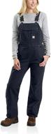 🏻 carhartt women's washed overall medium: durable and stylish women's clothing option logo
