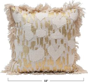 img 3 attached to Creative Co Op Cotton Applique Fringe