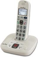📞 clarity 53714 dect 6.0 amplified cordless phone with digital answering system - white: enhanced clarity and accessibility in one size logo