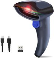 🔍 netum 3-in-1 2.4g wireless, usb2.0 wired, and bluetooth barcode scanner for 1d qr pdf417 data matrix bar codes. cordless cmos image barcode reader for mobile payment, computer screen. compatible with w8-x. logo