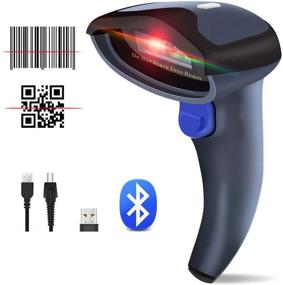 img 3 attached to 🔍 NETUM 3-in-1 2.4G Wireless, USB2.0 Wired, and Bluetooth Barcode Scanner for 1D QR PDF417 Data Matrix Bar Codes. Cordless CMOS Image Barcode Reader for Mobile Payment, Computer Screen. Compatible with W8-X.