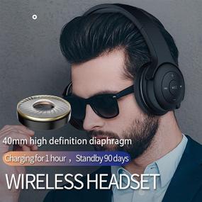 img 3 attached to 🎧 2 в 1 Активные шумоподавляющие наушники/звуковая колонка с глубоким басом, микрофоном и удобными насадками из протеина - Беспроводные наушники накладного типа с 30-часовой аккумуляторной игрой, проводным/беспроводным подключением