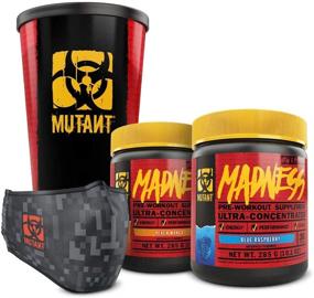 img 4 attached to 🔥 Sugar-Free Mutant Madness Pre-Workout Powder – Engineered for High-Intensity Workouts | Blue Raspberry, Peach Mango, & Mask Flavor