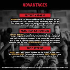 img 2 attached to 🔥 Sugar-Free Mutant Madness Pre-Workout Powder – Engineered for High-Intensity Workouts | Blue Raspberry, Peach Mango, & Mask Flavor