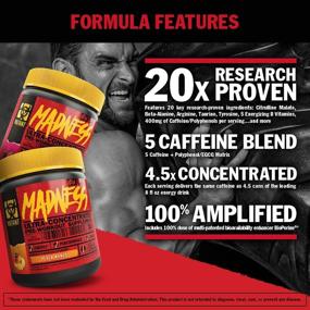 img 1 attached to 🔥 Sugar-Free Mutant Madness Pre-Workout Powder – Engineered for High-Intensity Workouts | Blue Raspberry, Peach Mango, & Mask Flavor