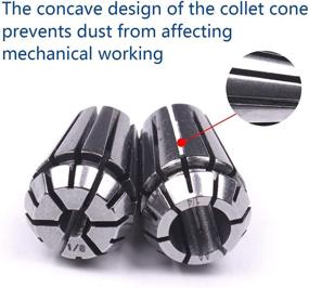 img 1 attached to 🛠️ ATOPLEE ER11 Spring Collet Set 1/8 inch and 1/4 inch for CNC Engraving Machine & Milling Lathe Tools