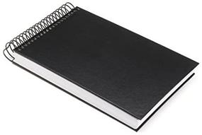 img 1 attached to 📔 Durable Spiral Bound Sketch Book, Black (1pc) – 100 Pages of Acid-Free White Paper – Opens Flat - Ideal for Sketching, Drawing, Doodling, Journaling – 5-1/2” x 8-1/2” Size