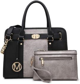 img 4 attached to 👜 Marco Satchel Handbags: Trendy Shoulder Bags and Wallets for Women, Perfect Satchels