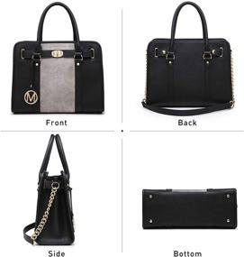 img 2 attached to 👜 Marco Satchel Handbags: Trendy Shoulder Bags and Wallets for Women, Perfect Satchels