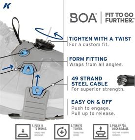 img 3 attached to Korkers Ice Walker Ice Cleats - Superior Traction with 22 Replaceable Steel Spikes - Lightweight and Long-lasting