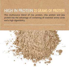 img 2 attached to 🌱 SOW - SEEDS OF WELLNESS Chia Protein Powder: Chocolate & Lucuma Energy Blend | 1.25 LB Plant-Based, Gluten-Free, Non-Dairy, Vegan, Non-GMO, Lactose-Free