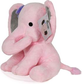 img 3 attached to KINREX Plush Elephant Animal Stuffed Toy